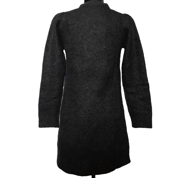 SEZANE Uriel Long Sleeve Dress in Black Multicoloured - Size Small - Picture 5 of 13